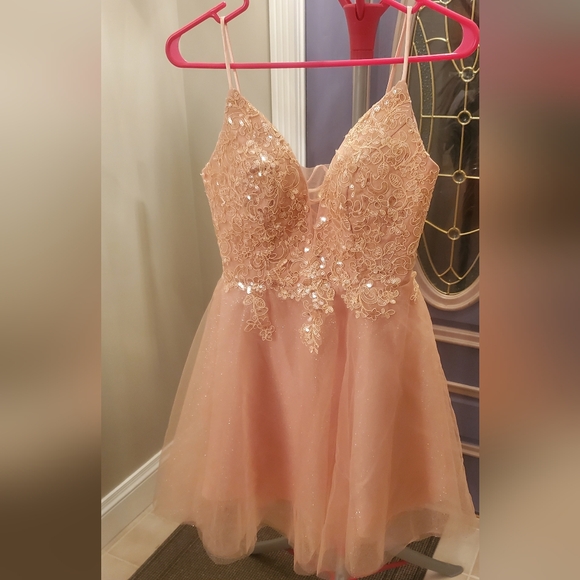 Homecoming prom pink dress - Picture 11 of 12